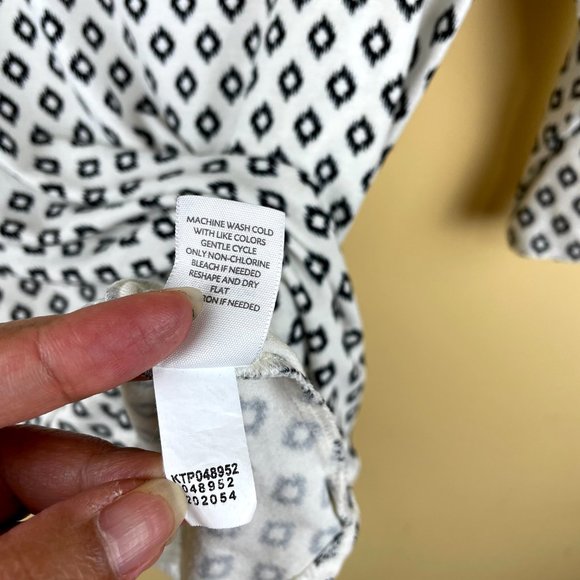 J. Jill Wearever Collection Geometric Print Blouse - Picture 6 of 7